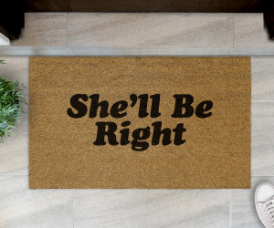 'She'll Be Right' Aussie Slang Doormat 75x45cm